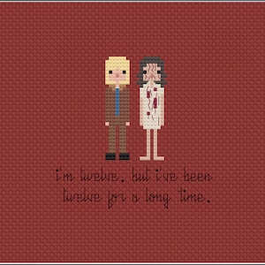 Parody Let The Right One In PDF Cross Stitch Pattern