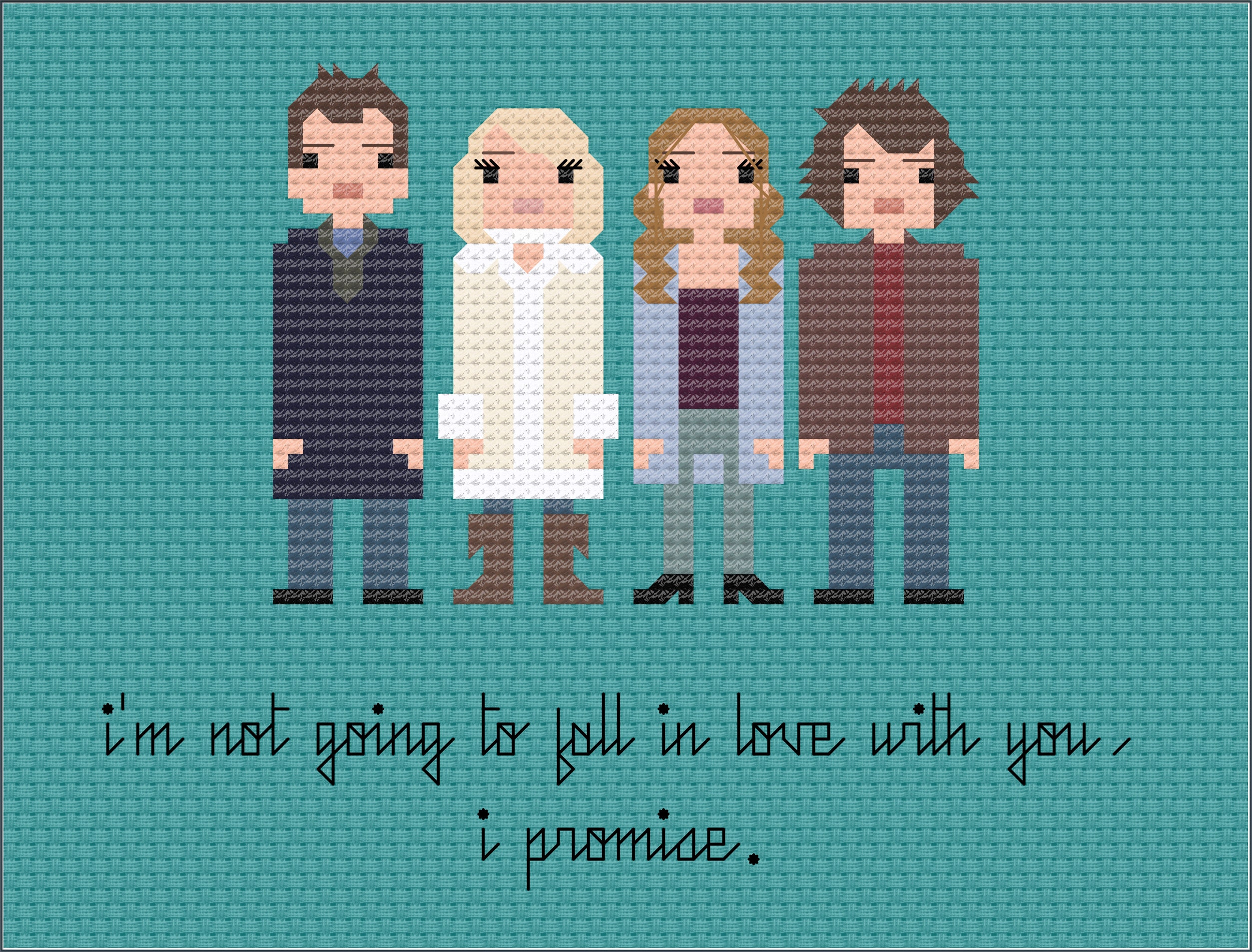 Parody The Holiday PDF Cross Stitch Pattern