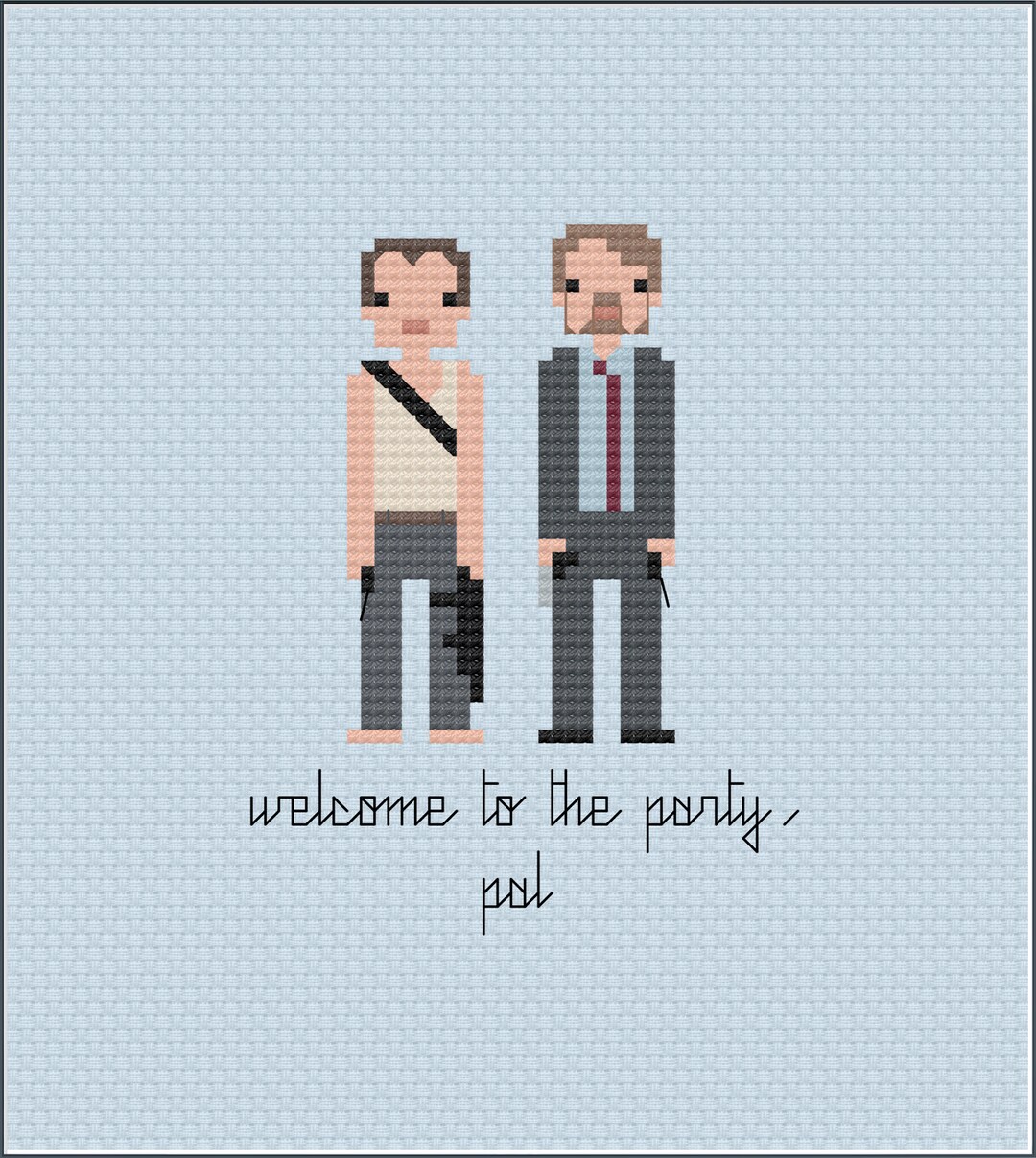 Parody Die Hard PDF Cross Stitch Pattern - Etsy