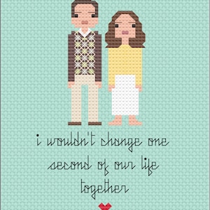 Parodie The Time Traveller&#39;s Wife PDF Cross Stitch Pattern