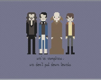Parody What We Do In The Shadows PDF Cross Stitch Pattern