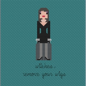 Padrão de ponto cruz em PDF paródia Grand High Witch