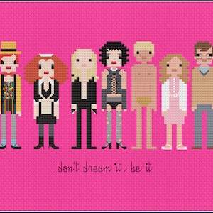 Parodie Rocky Horror Picture Show PDF Cross Stitch Patroon