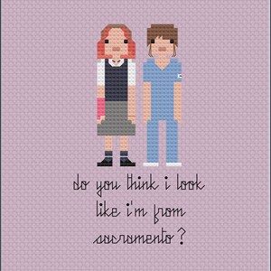 Parody Lady Bird PDF Cross Stitch Pattern