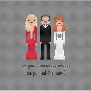 Parody Death Becomes Her PDF Cross Stitch Pattern