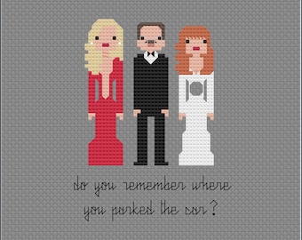Parody Death Becomes Her PDF Cross Stitch Pattern