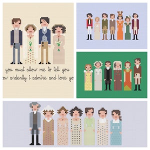 Parody Pride & Prejudice Collection PDF Cross Stitch Pattern