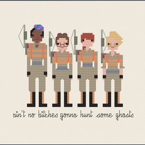 Parody Ghostbusters 2016 PDF Cross Stitch Pattern