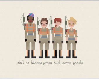 Parody Ghostbusters 2016 PDF Cross Stitch Pattern