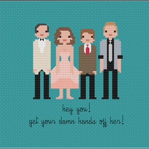 Parody Back to the Future Prom PDF Cross Stitch Pattern