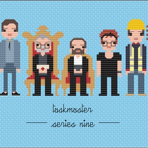 Parody Taskmaster Series 9 PDF Cross Stitch Pattern - Etsy