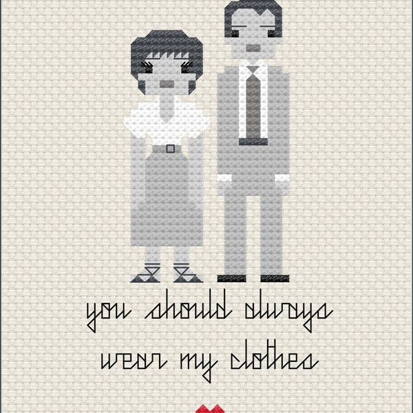 Parody Roman Holiday PDF Cross Stitch Pattern