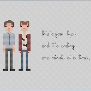 Parody Fight Club PDF Cross Stitch Pattern