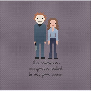 Parody Halloween PDF Cross Stitch Pattern