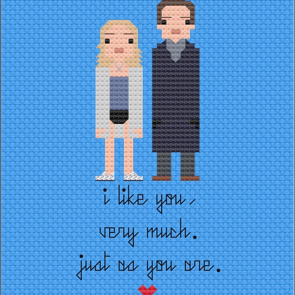 Parody Bridget & Mark PDF Cross Stitch Pattern