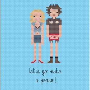 Parody Zack & Miri PDF Cross Stitch Pattern