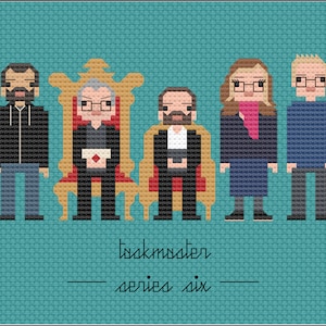 Parody Taskmaster Series 6 PDF Cross Stitch Pattern