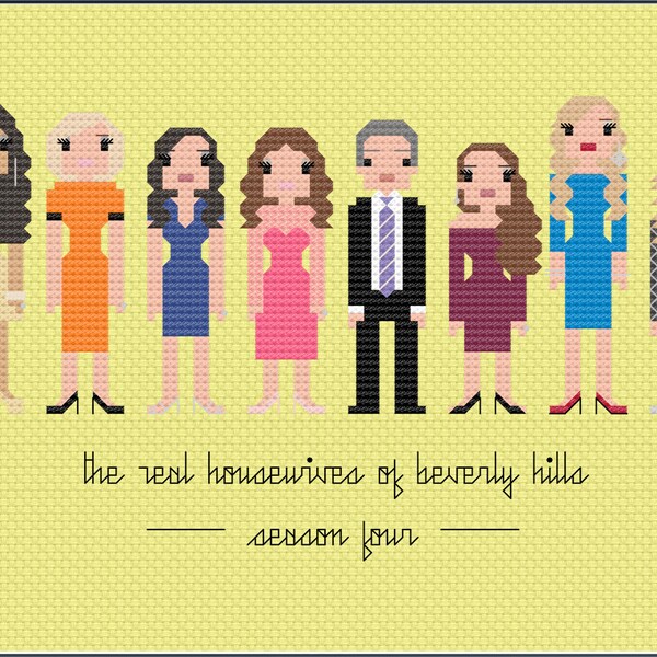 Real Housewives of Cross Stitch Etsy