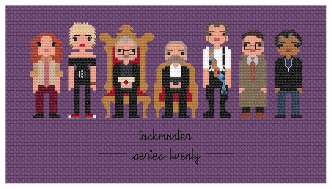 Task Master Uk Pattern Parody Taskmaster Series 20 PDF Cross Stitch Pattern - Etsy UK