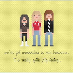 Parody This Is Spinal Tap PDF Cross Stitch Pattern