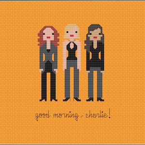 Parody Charlie&#39;s Angels 2000 PDF Cross Stitch Pattern