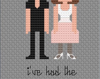 Parody Dirty Dancing PDF Cross Stitch Pattern