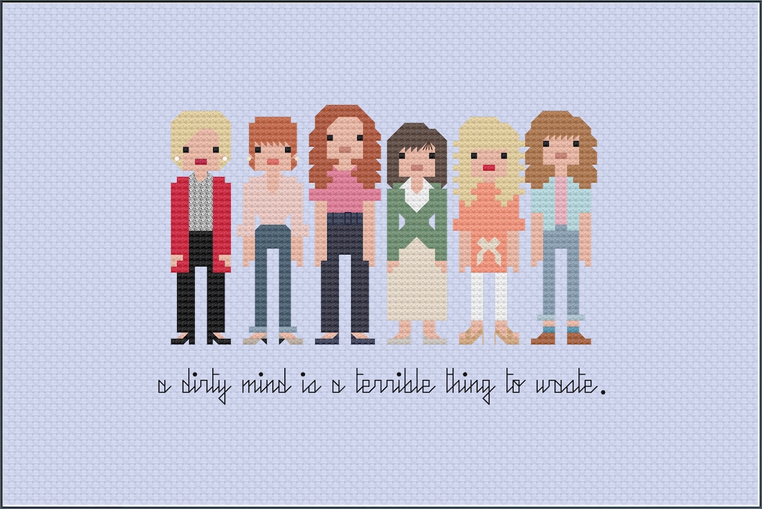 Parody Steel Magnolias PDF Cross Stitch Pattern Etsy