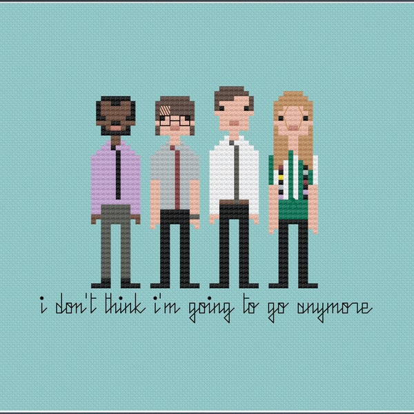 Parody Office Space PDF Cross Stitch Pattern