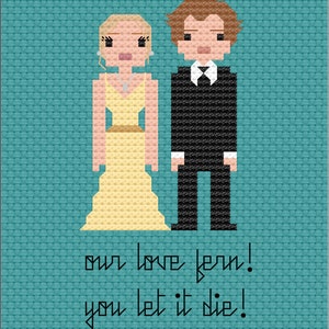 Parody How To Lose A Guy in 10 Days PDF Cross Stitch Pattern