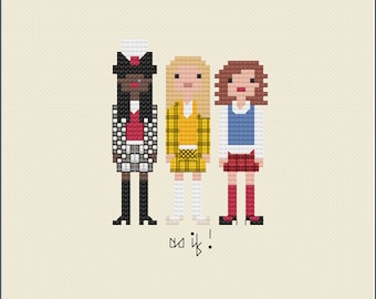 Parody Clueless PDF Cross Stitch Pattern