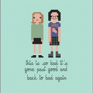 Parody Ghost World PDF Cross Stitch Pattern