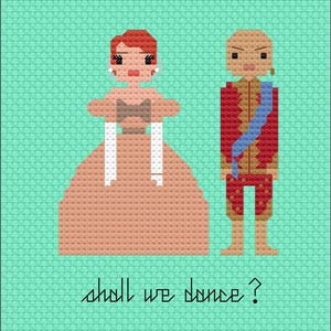 Parody The King and I PDF Cross Stitch Pattern