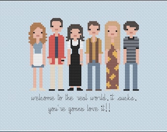 Parody Friends PDF Cross Stitch Pattern