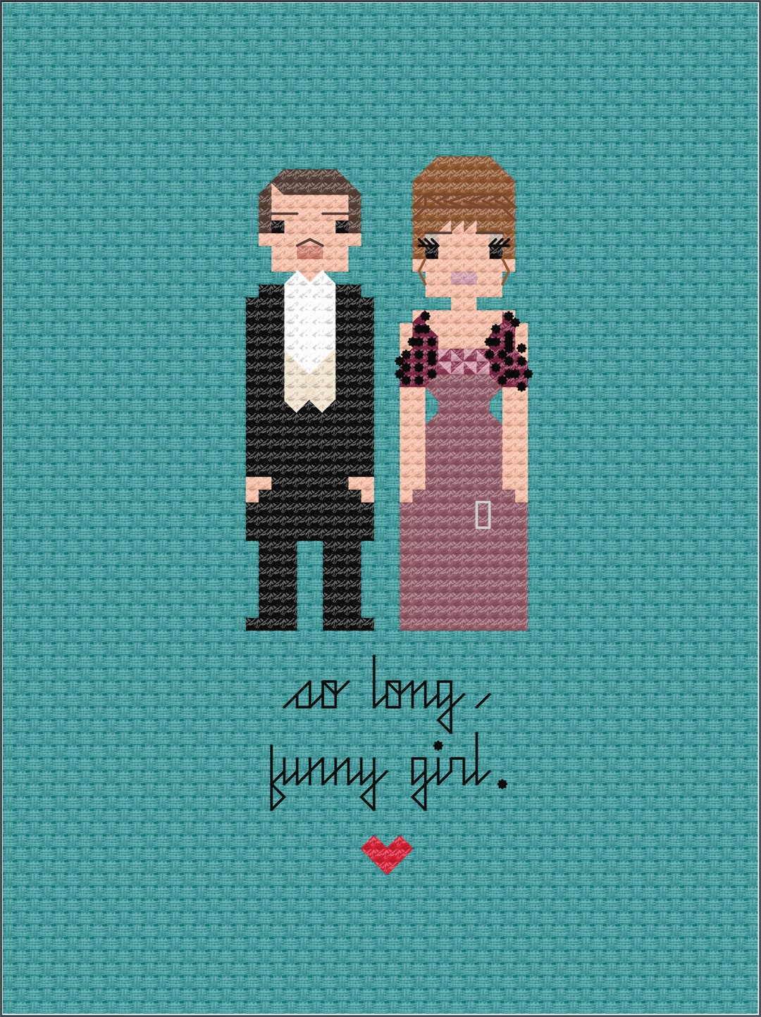 Parody Funny Girl PDF Cross Stitch Pattern Etsy