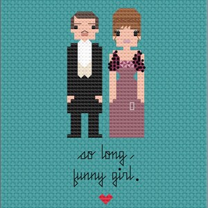 Parody Funny Girl PDF Cross Stitch Pattern