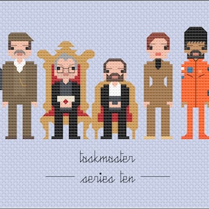 Parody Taskmaster Series 10 PDF Cross Stitch Pattern