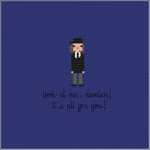 Parody Damien PDF Cross Stitch Pattern
