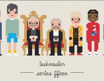 Parody Taskmaster Series 15 PDF Cross Stitch Pattern
