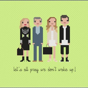 Parody Schitt's Creek PDF Cross Stitch Pattern