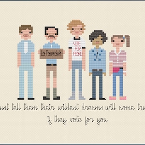 Parody Napoleon Dynamite PDF Cross Stitch Pattern