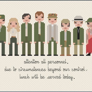 Parody M*A*S*H PDF Cross Stitch Pattern