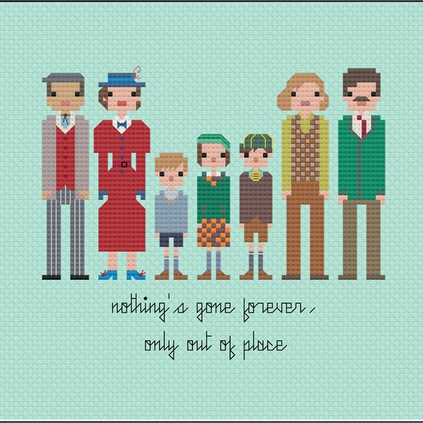 Parody Mary Poppins Returns PDF Cross Stitch Pattern