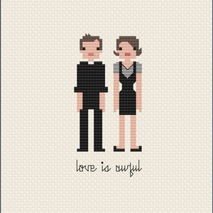Parody Fleabag & Rev PDF Cross Stitch Pattern