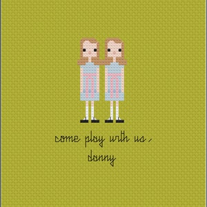 Parody The Grady Twins PDF Cross Stitch Pattern