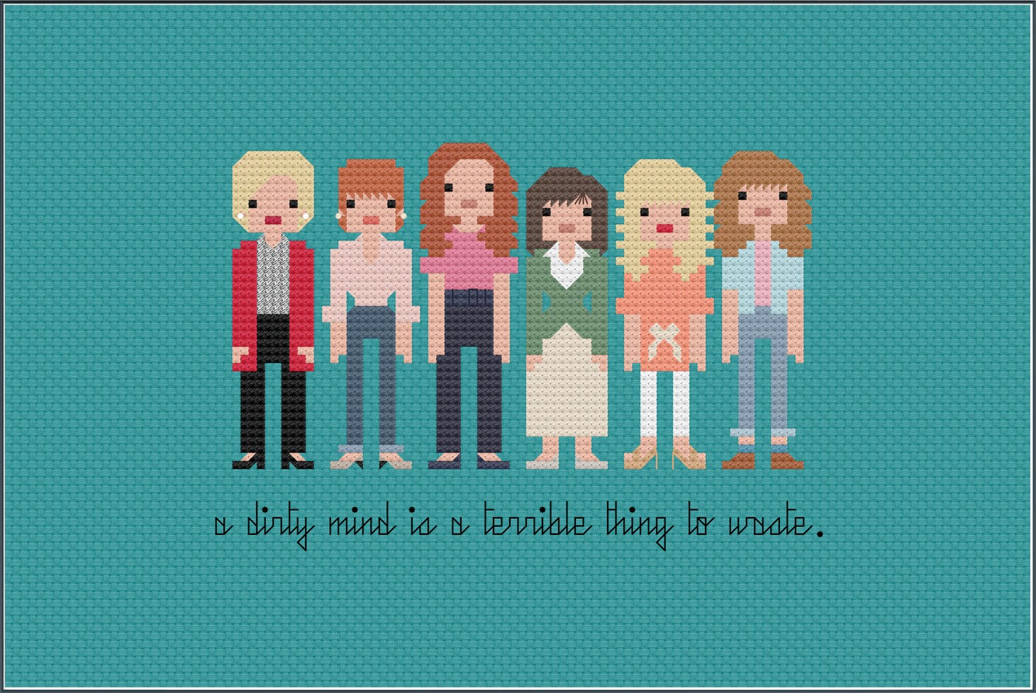 Parody Steel Magnolias PDF Cross Stitch Pattern Etsy