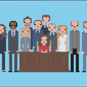 Parody Veep PDF Cross Stitch Pattern