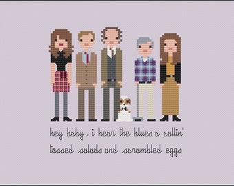 Parody Frasier PDF Cross Stitch Pattern