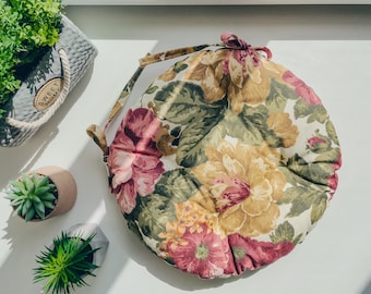Round seat cushions, Outdoor cushions, Garden cushion, Patio cushions