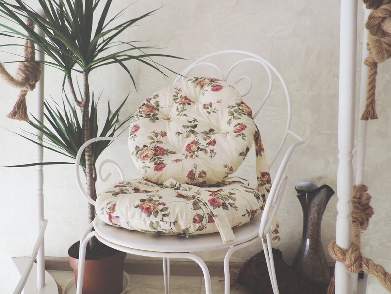 Handmade Pillows for chairs Cushion for chair Floral pillow Etsy