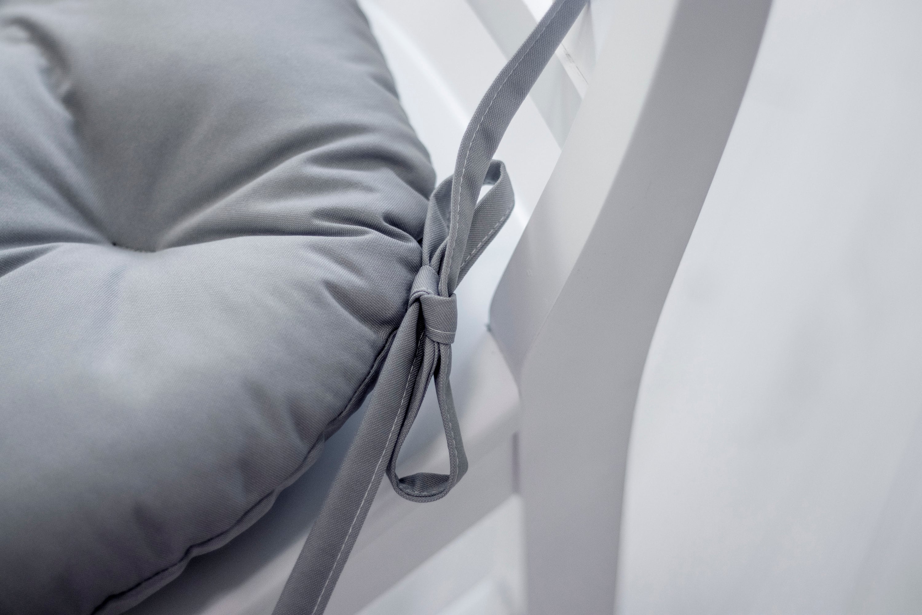 Gray Chair Cushion Solid Round Chair Cushion Cushion for Etsy